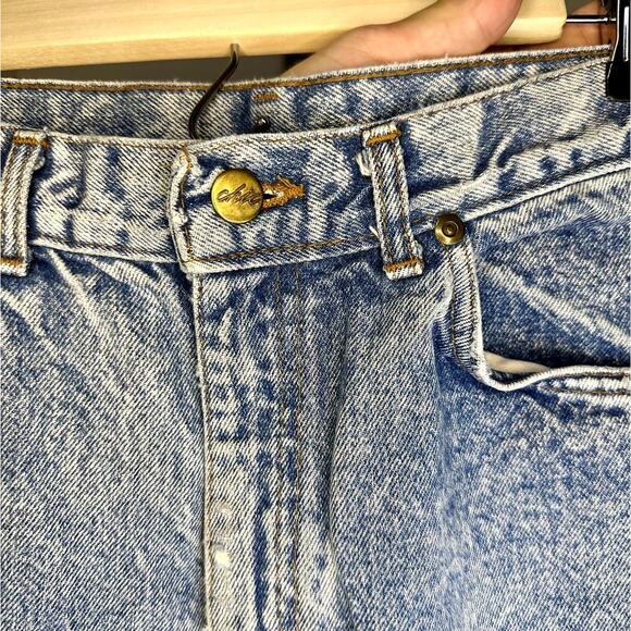 Chic Vintage High Rise Acid Wash Jeans Made in the USA - Picture 5 of 7